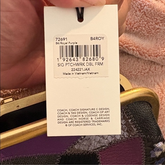 coach rare hard to find lock bag - Picture 10 of 10